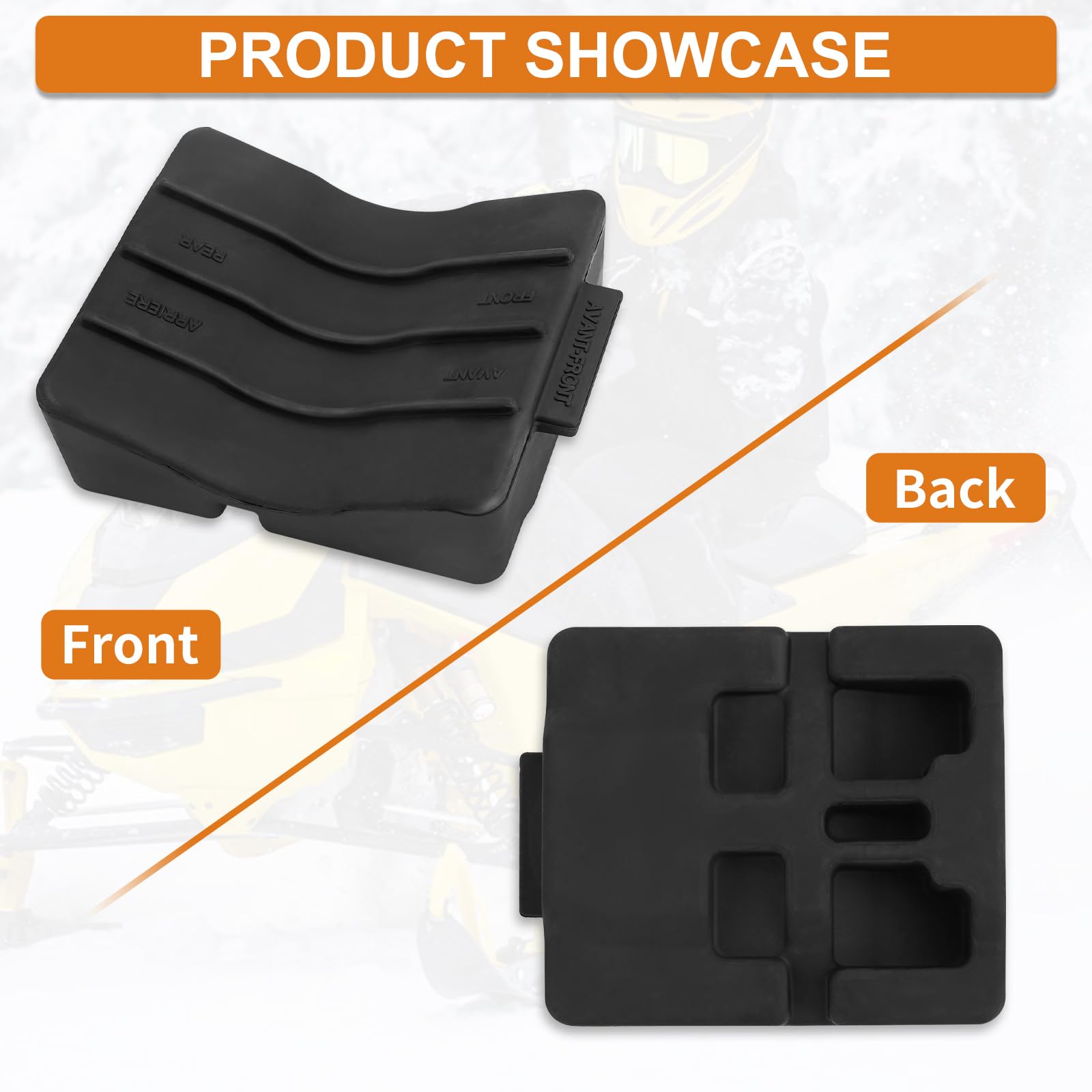 Amazon.com: Jerbor 1Pcs Rubber Ski Stop Fit for Skidoo Expedition